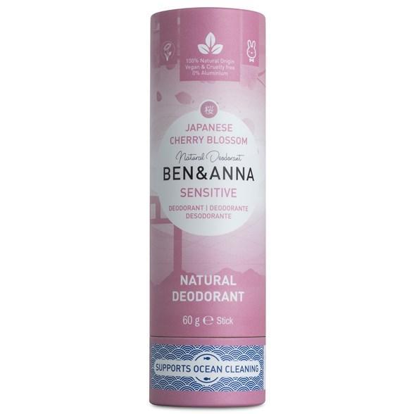 Ben & Anna Deodorant Papertube (Deodorant & Anti-Perspirant) från Ben & Anna. Sensitive Japanese Cherry Blossom | SugarMe Esthetics